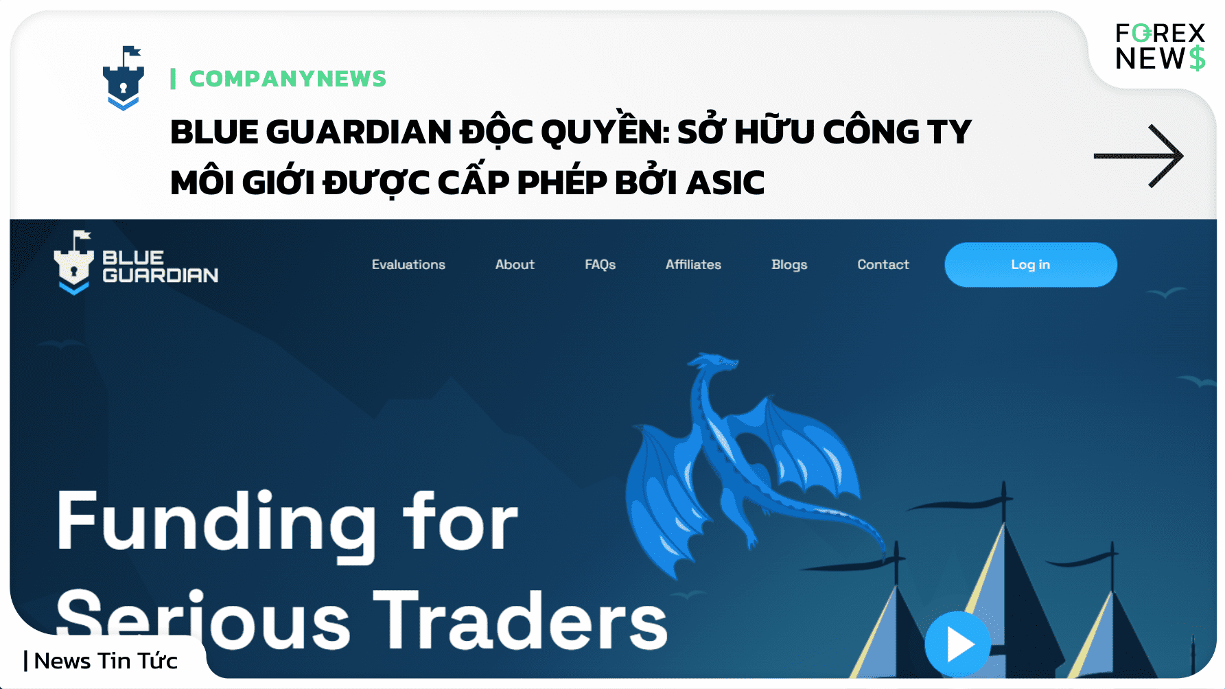 Blue Guardian trở nên độc quyền khi sỡ hữu công ty môi giới