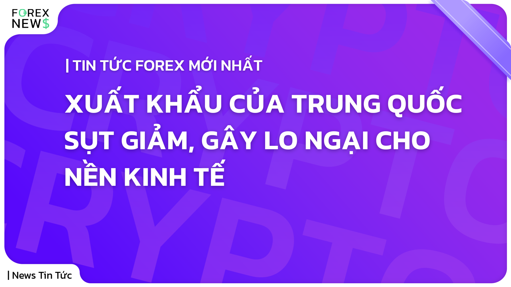 Giá trị xuất khẩu Trung Quốc sụt giảm